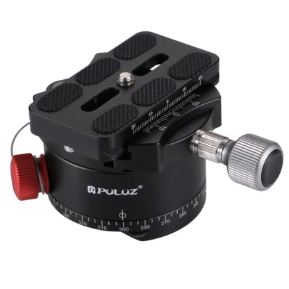 PULUZ Aluminum Alloy Panoramic Indexing Rotator Ball Head with Quick Release Plate for Camera Tripod Head - Camera Accessories by PULUZ | Online Shopping UK | buy2fix