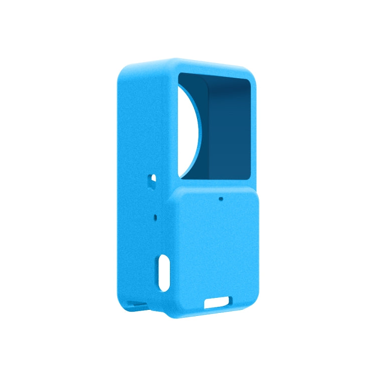 PULUZ Silicone Protective Case for DJI Action 2(Blue) - DJI & GoPro Accessories by PULUZ | Online Shopping UK | buy2fix