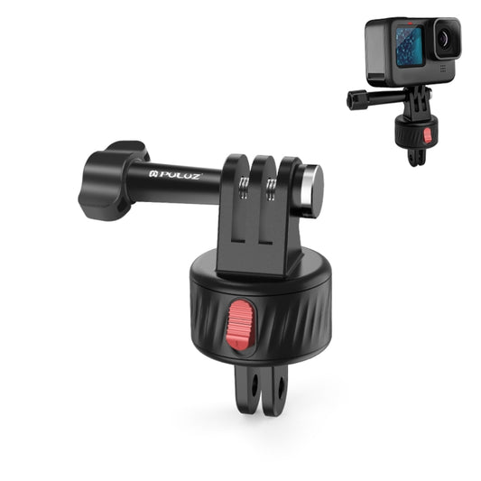 PULUZ Action Camera Magnetic Base Adapter (Black) - Connection Mount by PULUZ | Online Shopping UK | buy2fix