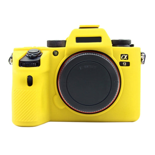 PULUZ Soft Silicone Protective Case for Sony A9 (ILCE-9) / A7 III/ A7R  III(Yellow) - Protective Case by PULUZ | Online Shopping UK | buy2fix