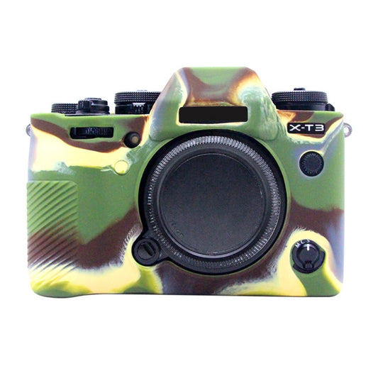 PULUZ Soft Silicone Protective Case for FUJIFILM XT3(Camouflage) - Protective Case by PULUZ | Online Shopping UK | buy2fix