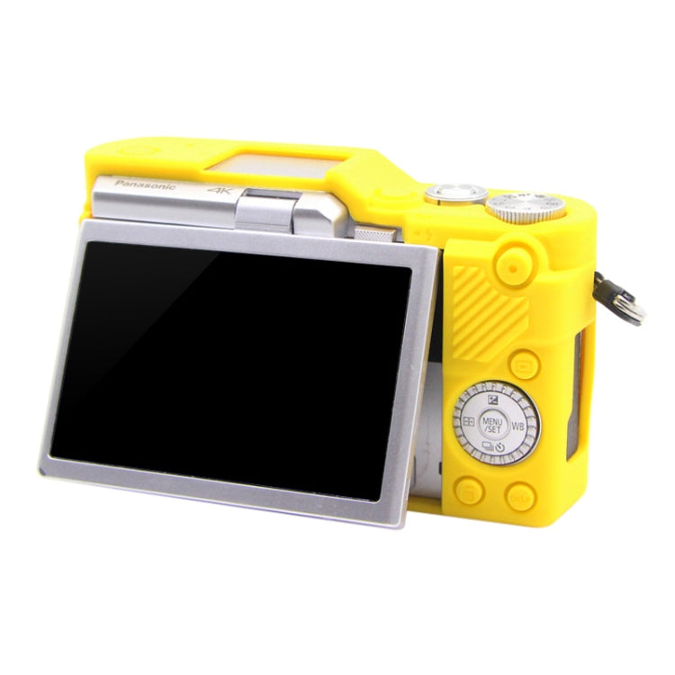 PULUZ Soft Silicone Protective Case for Panasonic Lumix GF10(Yellow) - Camera Accessories by PULUZ | Online Shopping UK | buy2fix