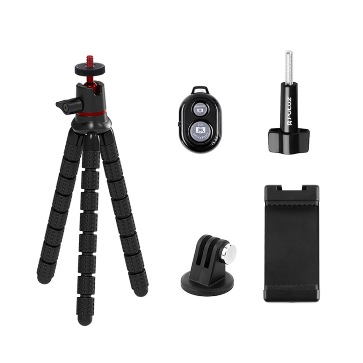 PULUZ Mini Octopus Flexible Tripod Holder with Remote Control for SLR Cameras, GoPro, Cellphone - Portable Mini Tripod by PULUZ | Online Shopping UK | buy2fix