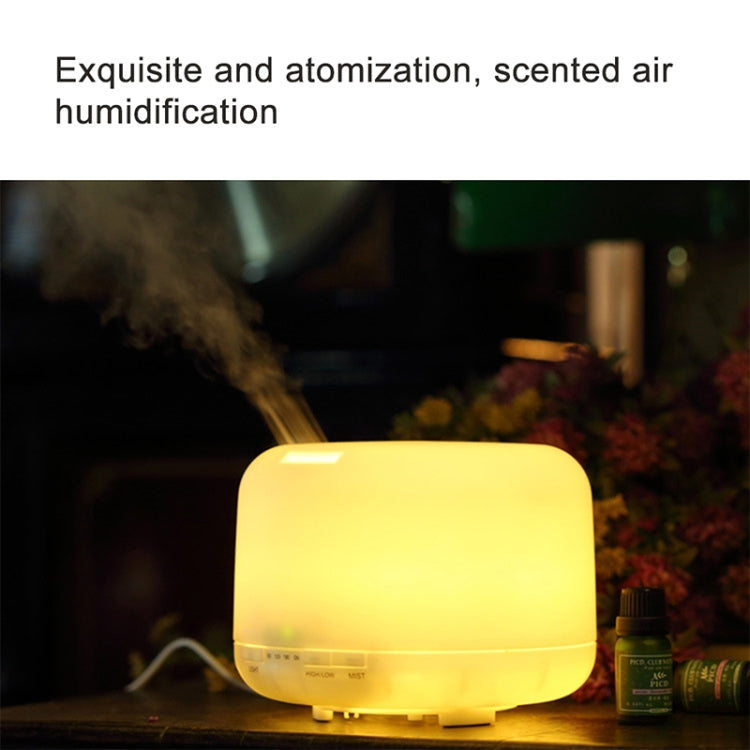 Ultrasonic Aroma Diffuser with Colorful LED Lights (US Plug)(White) - Home & Garden by buy2fix | Online Shopping UK | buy2fix