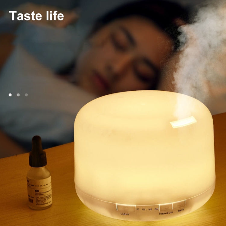 Ultrasonic Aroma Diffuser with Colorful LED Lights (US Plug)(White) - Home & Garden by buy2fix | Online Shopping UK | buy2fix