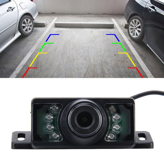 7 LED IR Infrared Waterproof Night Vision Rear View Camera for Car GPS, Wide viewing angle: 170 degree (DM320P)(Black) - In Car by buy2fix | Online Shopping UK | buy2fix