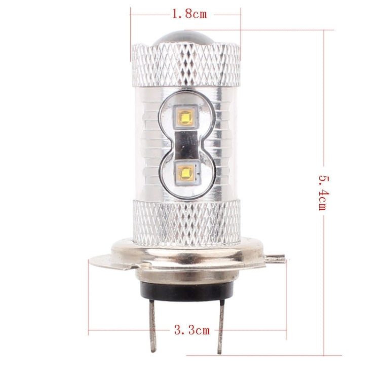 H7 50W 750LM 6500K White Light 10-3535-LEDs Car Foglight , Constant Current , DC12-24V - In Car by buy2fix | Online Shopping UK | buy2fix