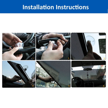 Retractable Car Sun Shade for Automobile Side Window, Size: 60cm x 40cm, Random Color Delivery - Window Foils & Solar Protection by buy2fix | Online Shopping UK | buy2fix