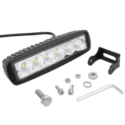 18W 1440LM Epistar 6 LED  Car Work Lamp Bar Light Waterproof IP67, DC 10-30V - In Car by buy2fix | Online Shopping UK | buy2fix