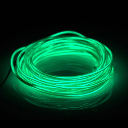 Waterproof Round Flexible Car Strip Light with Driver for Car Decoration, Length: 5m(Green) - Atmosphere lights by buy2fix | Online Shopping UK | buy2fix
