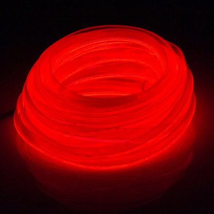 EL Cold Red Light Waterproof Flat Flexible Car Strip Light with Driver for Car Decoration, Length: 5m(Red) - Atmosphere lights by buy2fix | Online Shopping UK | buy2fix