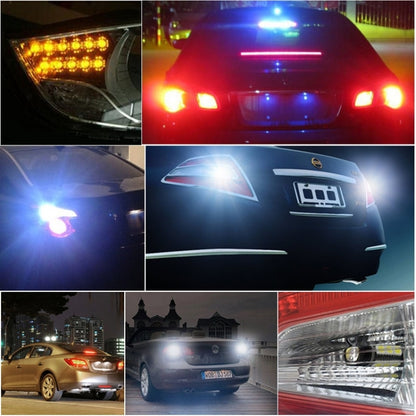 12W 720LM 4-LED Yellow Light 18 Flash Patterns Car Strobe Emergency Warning Light Lamp, DC 12V - In Car by buy2fix | Online Shopping UK | buy2fix