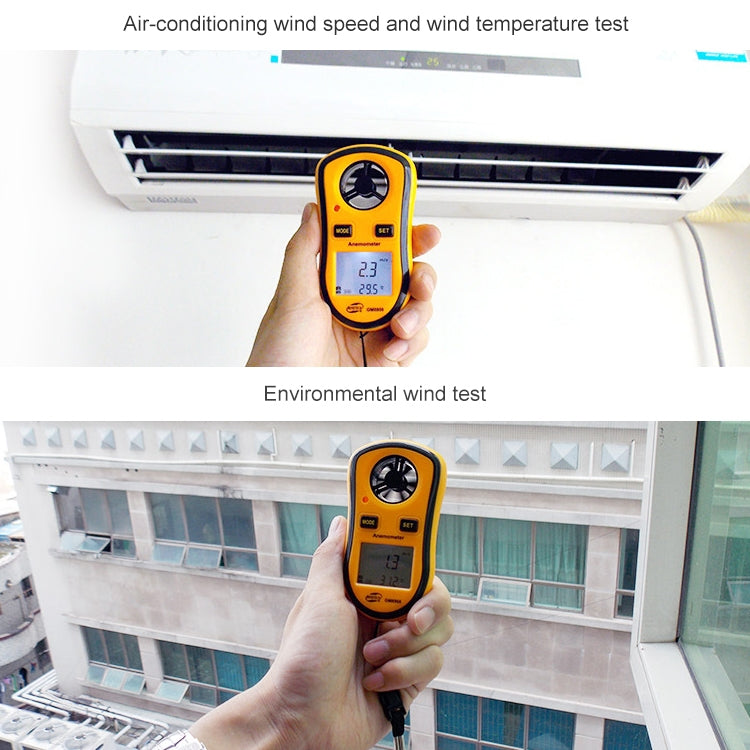 Digital Anemometer(Yellow) - Consumer Electronics by buy2fix | Online Shopping UK | buy2fix