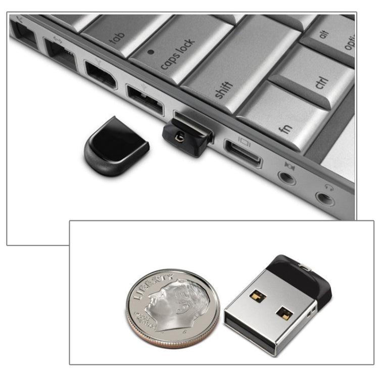 32GB Mini USB Flash Drive with Chain for PC and Laptop - USB Flash Drives by buy2fix | Online Shopping UK | buy2fix