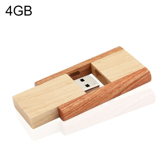 4 GB Wood Material USB Flash Disk - USB Flash Drives by buy2fix | Online Shopping UK | buy2fix