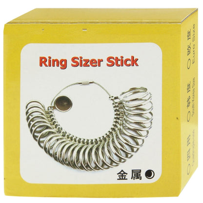 Metal Combination Ring Sizer Mandrel Finger Sizing Stick, HK Size: 1-33 - Others by buy2fix | Online Shopping UK | buy2fix