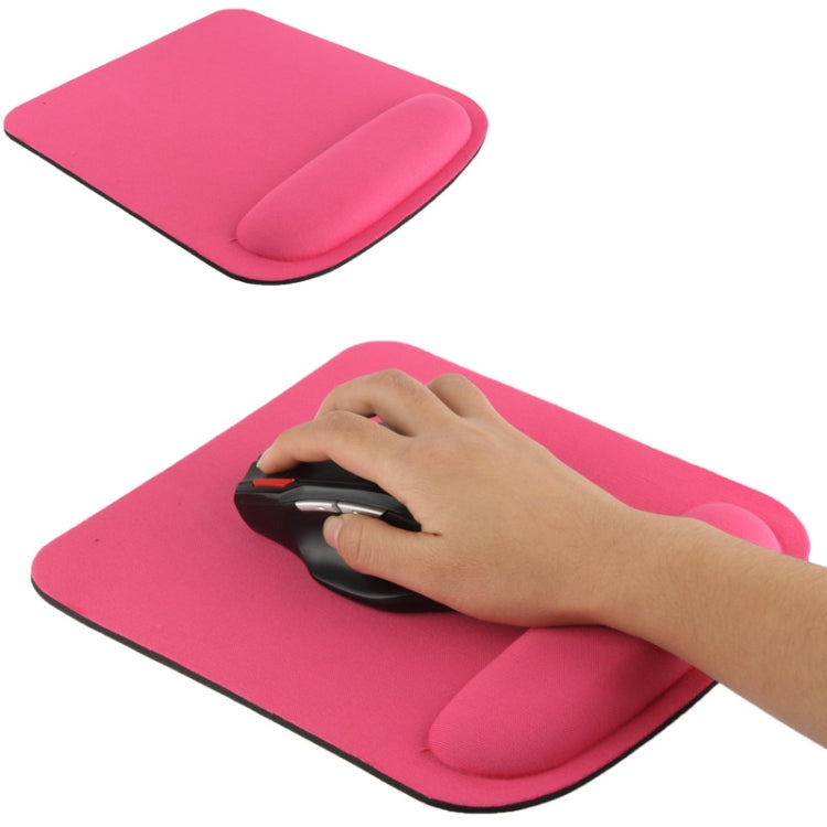 Cloth Gel Wrist Rest Mouse Pad(Magenta) - Mouse Pads by buy2fix | Online Shopping UK | buy2fix