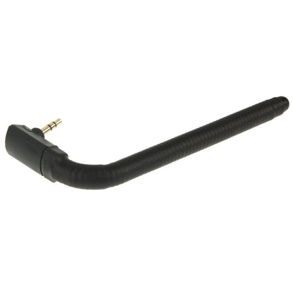 High Quality 6dBi 3.5mm Bending Style Mobile FM & TV Antenna(Black) - Phone TV & FM Antenna by buy2fix | Online Shopping UK | buy2fix