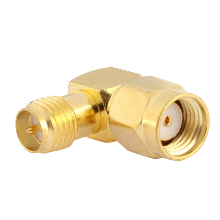 Gold Plated RP-SMA Male to RP-SMA Female Adapter - Connectors by buy2fix | Online Shopping UK | buy2fix