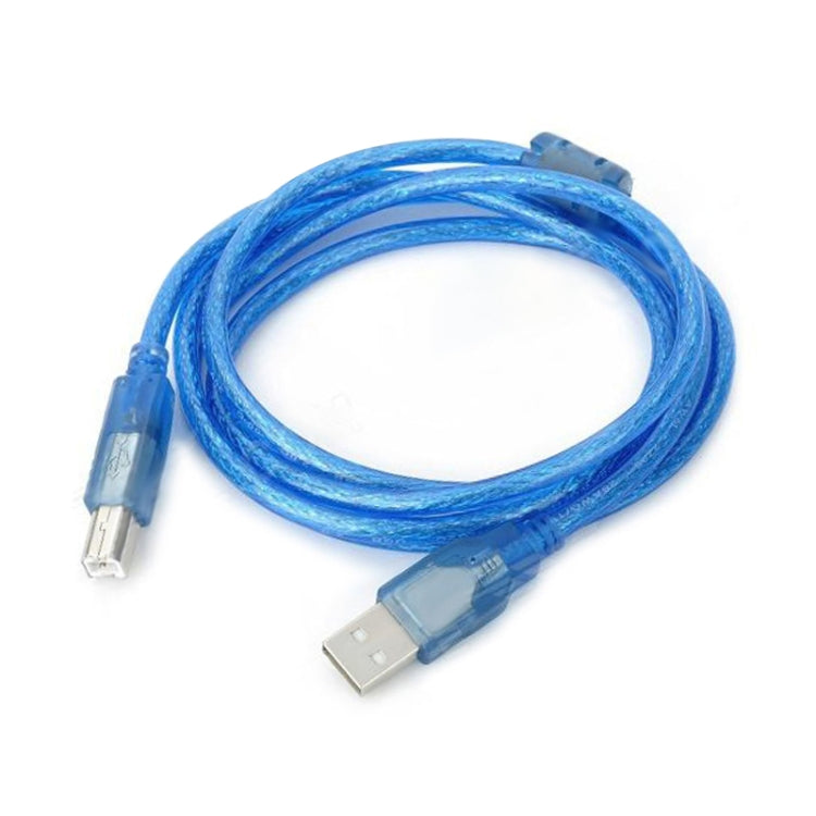 USB 2.0 Printer Extension AM to BM Cable, Length: 1.8m(Blue) - USB Cable by buy2fix | Online Shopping UK | buy2fix