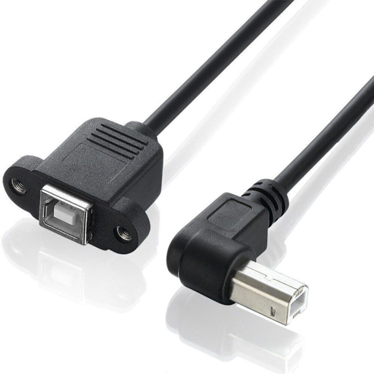 USB 2.0 Type-B Male to Female Printer / Scanner Extension Cable for HP, Dell, Epson, Length: 50cm(Black) - USB Cable by buy2fix | Online Shopping UK | buy2fix