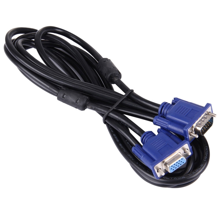 Good Quality VGA 15 Pin Male to VGA 15 Pin Female Cable for LCD Monitor, Projector, etc (Length: 1.8m) - Cable by buy2fix | Online Shopping UK | buy2fix