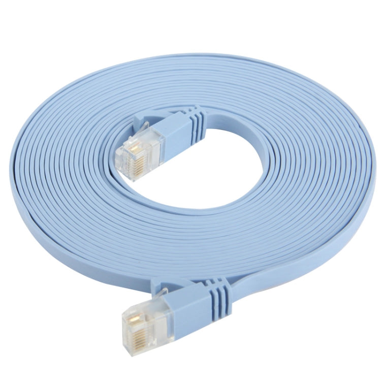 CAT6 Ultra-thin Flat Ethernet Network LAN Cable, Length: 5m (Baby Blue) - Lan Cable and Tools by buy2fix | Online Shopping UK | buy2fix