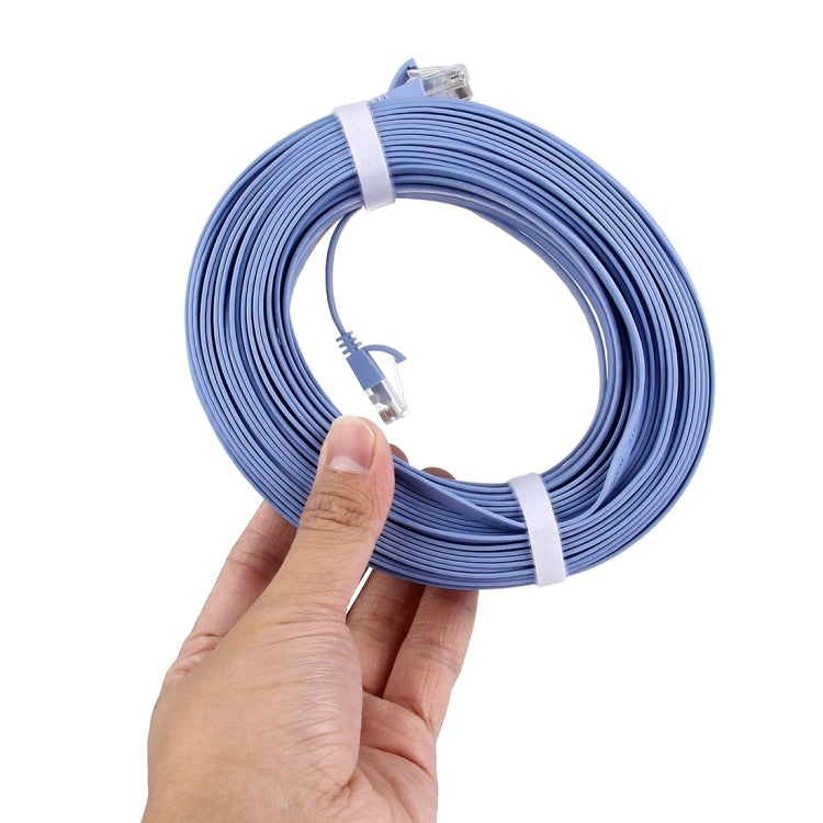 CAT6 Ultra-thin Flat Ethernet Network LAN Cable, Length: 30m(Blue) - Lan Cable and Tools by buy2fix | Online Shopping UK | buy2fix