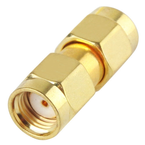 Gold Plated RP-SMA Male to RP-SMA Male Adapter - Connectors by buy2fix | Online Shopping UK | buy2fix