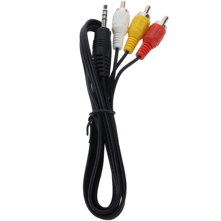 3.5mm Male Stereo Jack to 3 Male RCA Plugs Cable, Length: 75cm - RCA Cable by buy2fix | Online Shopping UK | buy2fix