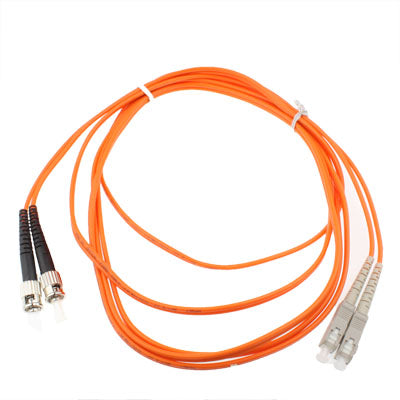 SC-ST Dual-Core Multi Mode Fiber Optic Jumper,Length: 3m - Fiber Optic Jumper by buy2fix | Online Shopping UK | buy2fix