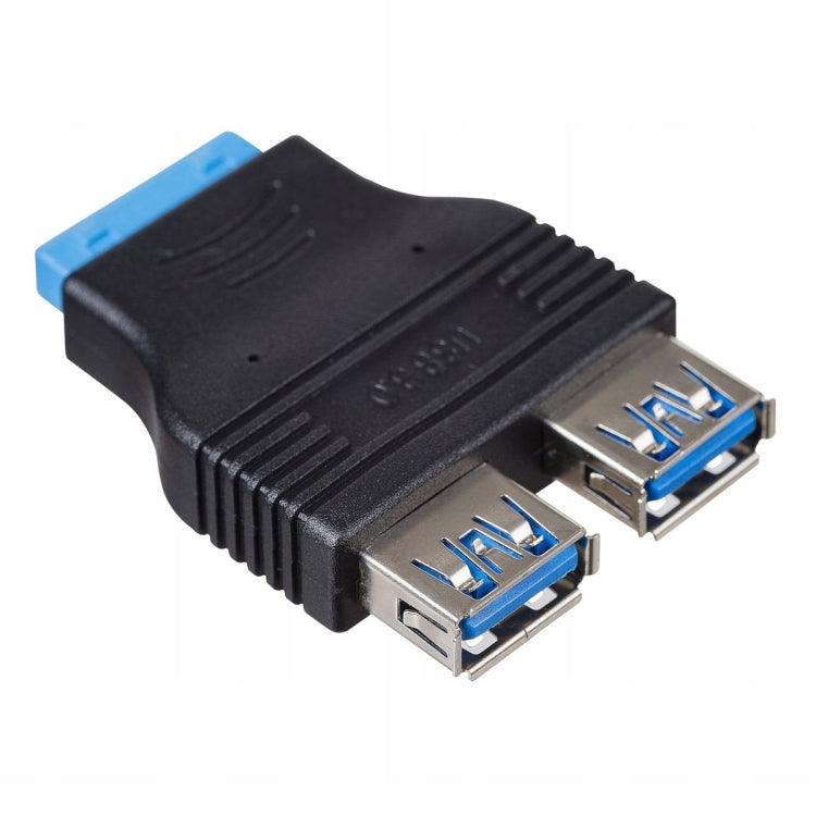 2 x USB 3.0 AF to 20 Pin Adapter - USB 3.0 by buy2fix | Online Shopping UK | buy2fix