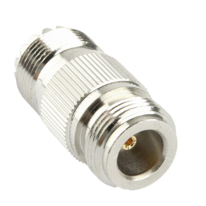 Coaxial RF N Female to UHF Female Adapter(Silver) - Connectors by buy2fix | Online Shopping UK | buy2fix