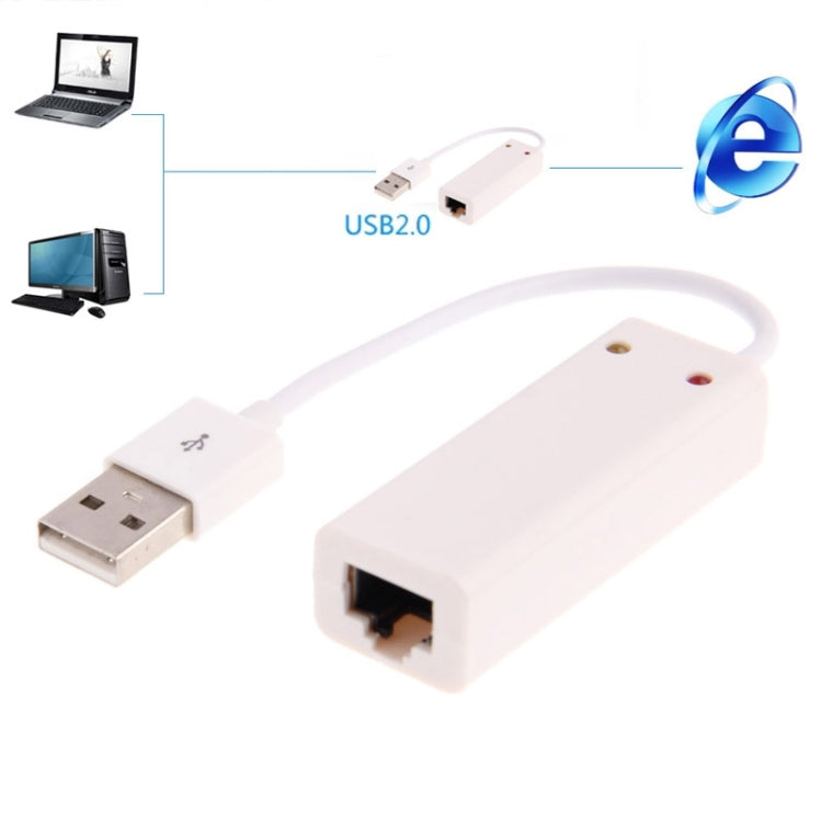 Hexin 100/1000Mhps Base-T USB 2.0 LAN Adapter Card for Tablet / PC / Apple Macbook Air, Support Windows / Linux / MAC OS - USB Network Adapter by buy2fix | Online Shopping UK | buy2fix