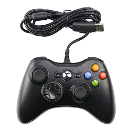 USB 2.0 Wired Controller Gamepad for XBOX360, Plug and Play, Cable Length: 2.5m(Black) - Gamepad by buy2fix | Online Shopping UK | buy2fix