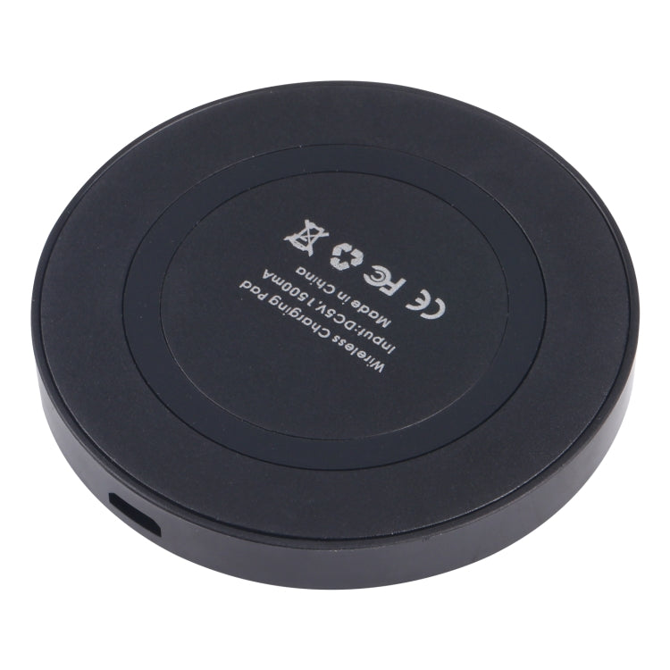 Universal QI Standard Round Wireless Charging Pad(Black) - Wireless Charger by buy2fix | Online Shopping UK | buy2fix