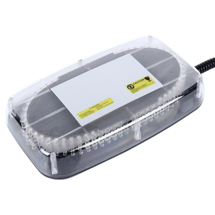 25W 240 LED Warning Mini Light Bar Strobe Light, Yellow Light - In Car by buy2fix | Online Shopping UK | buy2fix