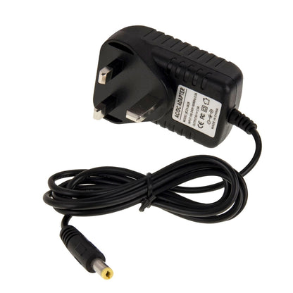 UK Plug AC 100-240V to DC 6V 2A Power Adapter, Tips: 5.5 x 2.1mm, Cable Length: about 1.2m(Black) - Consumer Electronics by buy2fix | Online Shopping UK | buy2fix