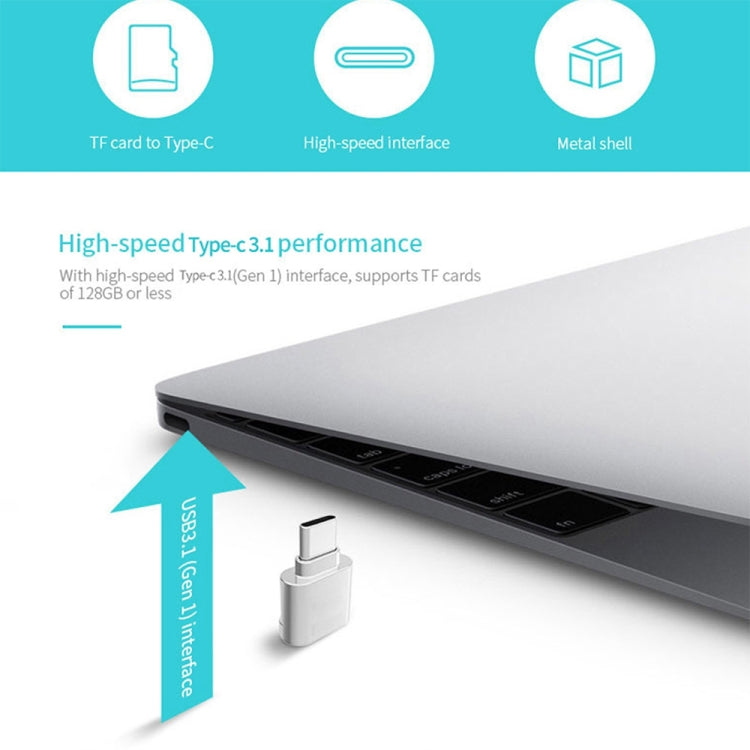 USB-C / Type-C to Micro SD Card (TF Card) Reader Adapter - U Disk & Card Reader by buy2fix | Online Shopping UK | buy2fix