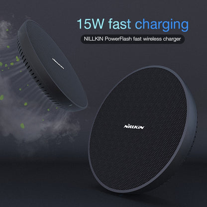 NILLKIN MC035 Power Flash Qi Standard High Speed Wireless Charger (Classic Nylon) - Apple Accessories by NILLKIN | Online Shopping UK | buy2fix