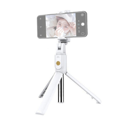 K07 Bluetooth 4.0 Mobile Phone Adjustable Bluetooth Selfie Stick Self-timer Pole Tripod (White) - Consumer Electronics by buy2fix | Online Shopping UK | buy2fix