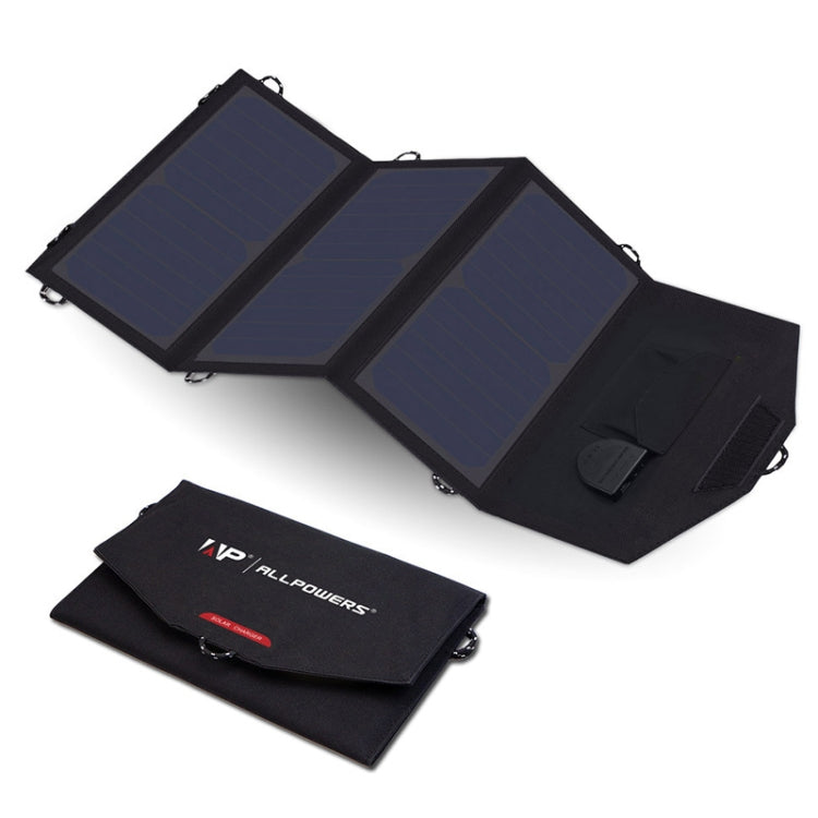 ALLPOWERS 18V 21W Solar Charger Panel Waterproof Foldable Solar Power - Charger by buy2fix | Online Shopping UK | buy2fix