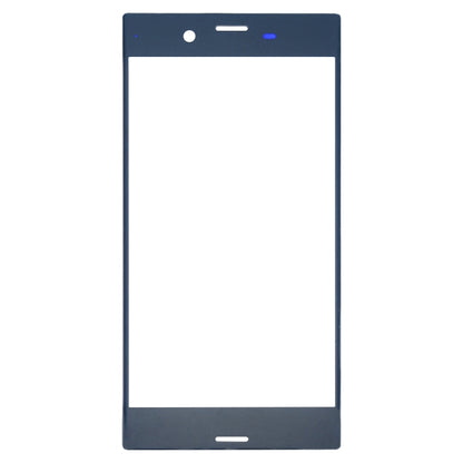 Front Screen Outer Glass Lens for Sony Xperia XZ(Blue) - Repair & Spare Parts by buy2fix | Online Shopping UK | buy2fix