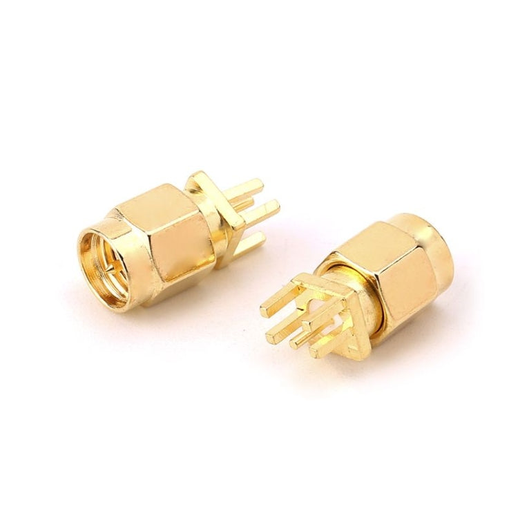 10 PCS 1.6mm SMA Female Jack PCB Clip Mount RF Connectors - Security by buy2fix | Online Shopping UK | buy2fix