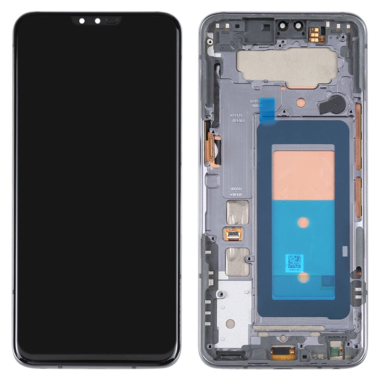 LCD Screen and Digitizer Full Assembly With Frame for LG V50 ThinQ 5G LM-V500 LM-V500N LM-V500EM LM-V500XM LM-V450PM LM-V450(Black) - For LG by buy2fix | Online Shopping UK | buy2fix