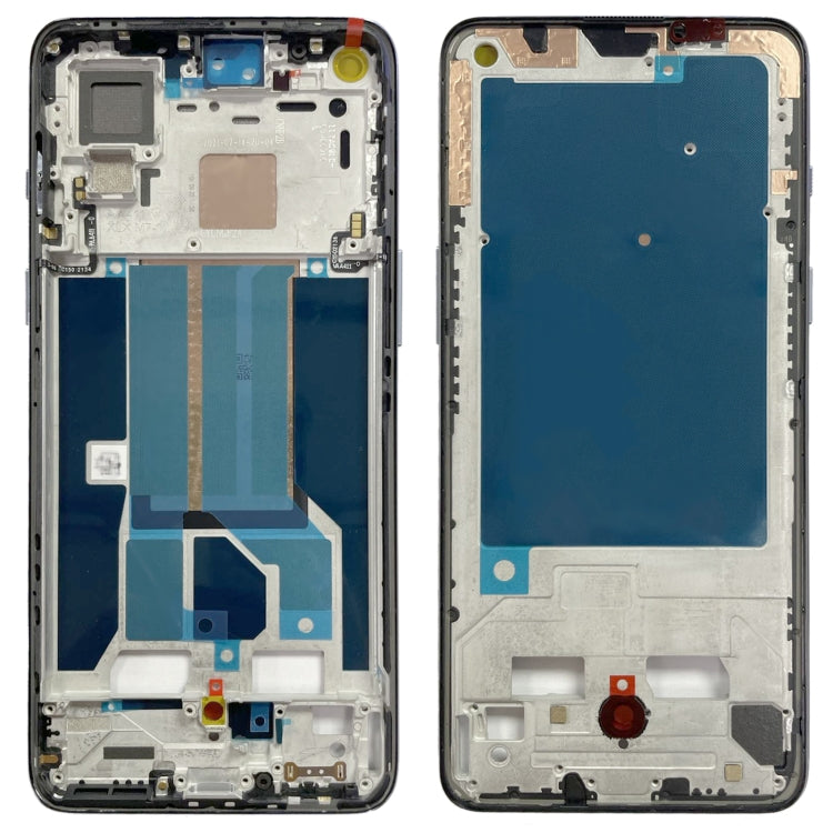 For OnePlus Nord 2 5G DN2101 DN2103 Middle Frame Bezel Plate (Blue) - Repair & Spare Parts by buy2fix | Online Shopping UK | buy2fix