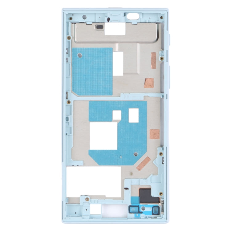 Middle Frame Bezel Plate for Sony Xperia X Compact (Blue) - Repair & Spare Parts by buy2fix | Online Shopping UK | buy2fix