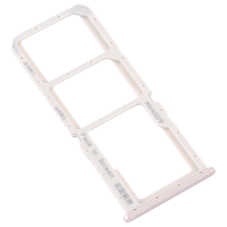 For OPPO A73 4G / F17 / A93 4G / A73 5G SIM Card Tray + SIM Card Tray + Micro SD Card Tray (Gold) - Card Socket by buy2fix | Online Shopping UK | buy2fix