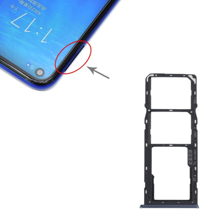 For OPPO A16K SIM Card Tray + SIM Card Tray + Micro SD Card Tray (Black) - Card Socket by buy2fix | Online Shopping UK | buy2fix