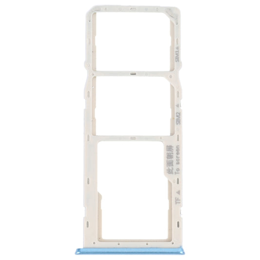 For OPPO A16K SIM Card Tray + SIM Card Tray + Micro SD Card Tray (Blue) - Card Socket by buy2fix | Online Shopping UK | buy2fix